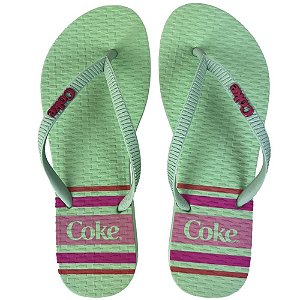 Chinelo Coca Cola Monza 24/25 CC4468 Feminino Verde Claro