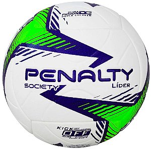 Bola Penalty Society Lider XXIV Branco Verde Roxo