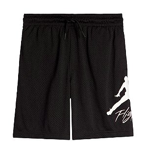 Bermuda Jordan MJ Essentials Baseline Infantil Preto Branco