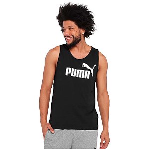 Camisa Puma Essentials Masculina Preto Branco