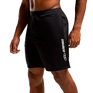 Bermuda Olympikus Big Logo Masculina Preto