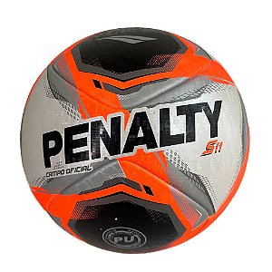Bola Penalty Oficial Campo S11 RI XXV Cinza Preto Laranja