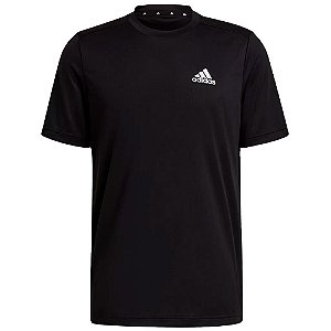 Camisa Adidas D2M Plain Masculina