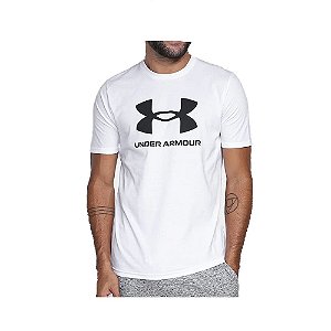 Camisa Under Armour Sportstyle Masculina Branco Preto