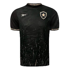 Camisa Oficial Botafogo II 24/25 Feminina Preto Dourado