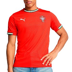 Camisa Oficial Portugal I 25/26 Masculina Vermelho