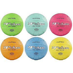 Bola de Vôlei Poker Training VLT 100 PVC Sortida Colors