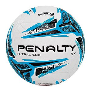 Bola Penalty Futsal RX500 XXIII Branco Azul Preto
