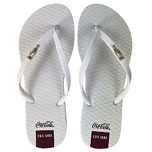 Chinelo Coca Cola Floyen 24/25 CC4493 Feminino Branco Branco