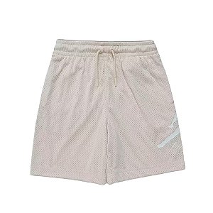 Bermuda Jordan MJ Essentials Baseline Infantil Bege Branco