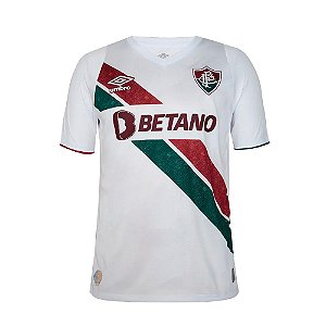 Camisa Oficial Fluminense II 24/25 Masculina Branco Grená Verde