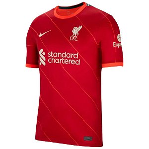 Camisa Oficial Liverpool 21/22 Vermelho