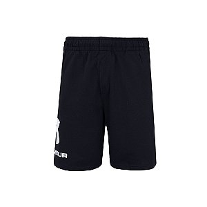 Bermuda Under Armour Terry Grap Masculino Preto Branco
