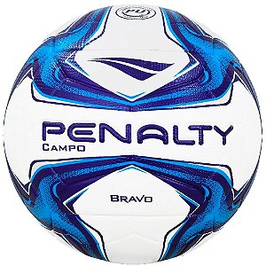 Bola Penalty Campo Bravo XXIV Branco Azul Roxo