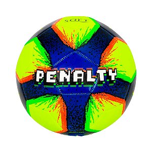 Bola Penalty Campo Giz N4 XXIII Infantil Amarelo Preto Azul