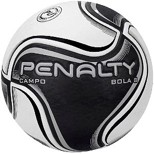 Bola Penalty Campo 8X Preto Branco