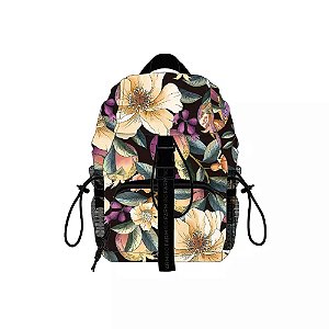 Bolsa Farm Pipoquinha Romance Em Flor Preto Floral