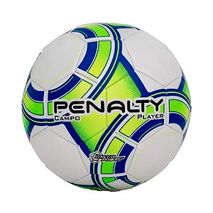 Bola Penalty Campo Player XXIII Branco Azul Verde