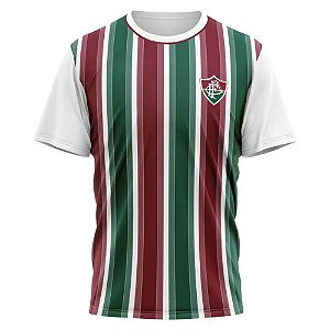Camisa Braziline Fluminense Lull Masculina Branco Bordo