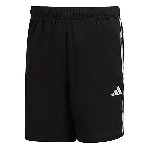 Bermuda Adidas Treino Essentials Piquê Masculina Preto Branco
