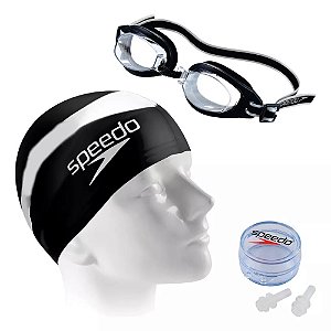 Kit Speedo Swim Unissex Preto