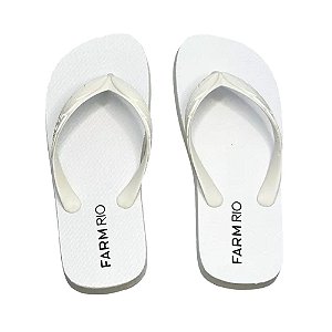 Chinelo Feminino Farm Off White
