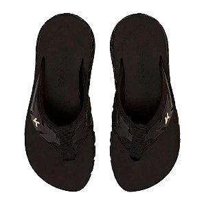 Chinelo Kenner Rakka DLM02 Ultra Force Unissex Preto Dourado