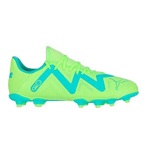 Chuteira Puma Campo Future Play Infantil Verde