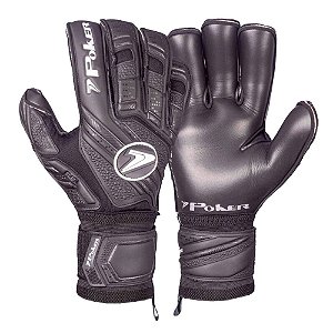 Luva Goleiro Poker Campo Profissional Eclipse Preto