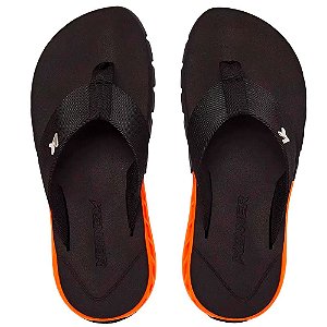Chinelo Kenner Rakka DBT01 Masculino Preto Laranja