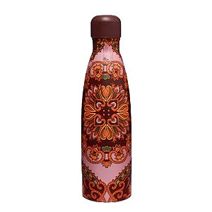 Garrafa Farm Glub Capadocia 500ml Rosa Marrom