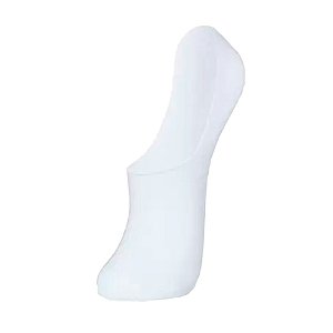 Meia Pucket Sapatilha Invisível Masculina Branco
