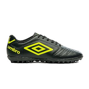 Chuteira Umbro Society Class Masculina Preto Verde