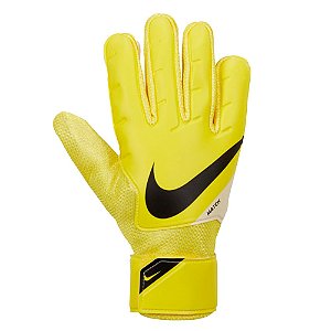 Luva Nike Goleiro Gk Match Masculina Amarelo Preto