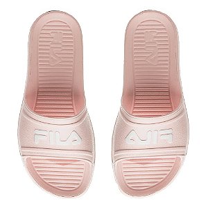 Chinelo Fila Sleek Slide Feminino Rosa Claro