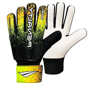 Luva Goleiro Penalty Delta I Infantil Preto Amarelo Laranja