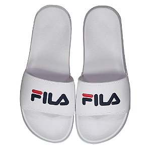 Chinelo Fila Drifter Basic Masculino Branco Marinho