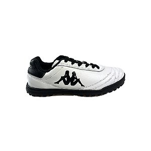 Chuteira Kappa Society Arizona Branco Preto