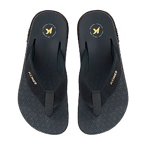 Chinelo Kenner Kivah Edição Especial Unissex Preto Marrom