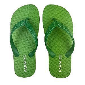 Chinelo Farm Feminino Verde Floresta