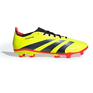 Chuteira Adidas Campo Predator League Masculina Amarelo Preto Laranja