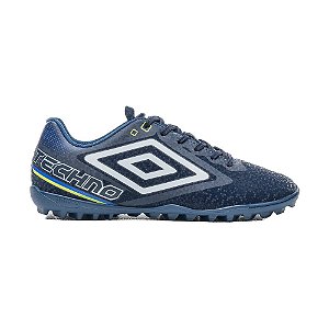 Chuteira Society Umbro Techno II Marinho Branco Royal