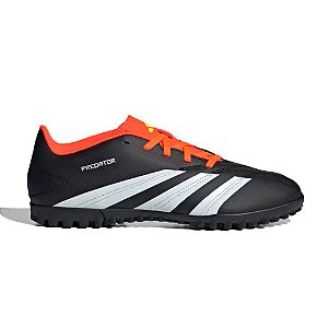 Chuteira Adidas Society Predator Club Masculina Preto Laranja Branco