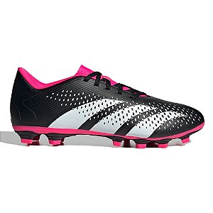 Chuteira Adidas Campo Predator Accuracy.4 FxG Masculina Preto Rosa