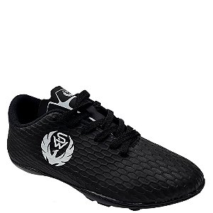 Chuteira Sport West Society Infantil Preto Branco
