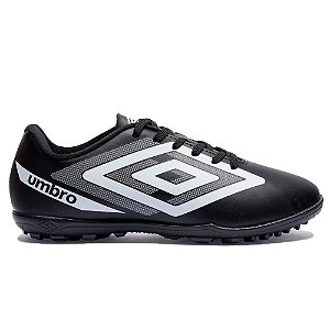 Chuteira Umbro Society Beat Masculina Preto Branco