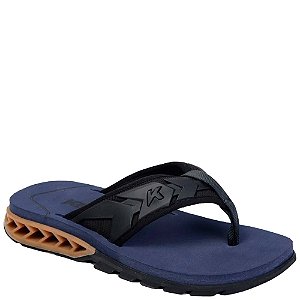 Chinelo Kenner Rakka DLM01 Ultra Force Masculino Marinho Preto