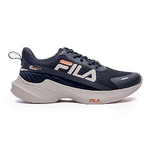 Tênis Fila Progress Feminino Preto Bege Cobre