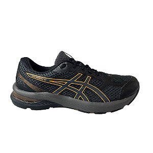 Tênis Asics Gel-Nagoya ST Masculino Preto Grafite Laranja