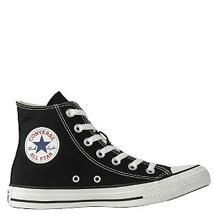 Tênis Converse All Star Chuck Taylor Hi Cano Alto Unissex Preto Branco